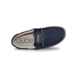 DUDE Chaussures Détente Wally Washed -Chaussures confortables Soldes wally washed 4